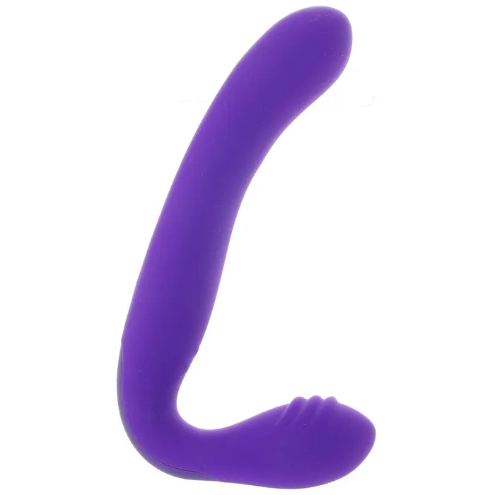 CalExotics Female Sex Toys Rechargeable Love Rider Strapless StrapOn in Purple