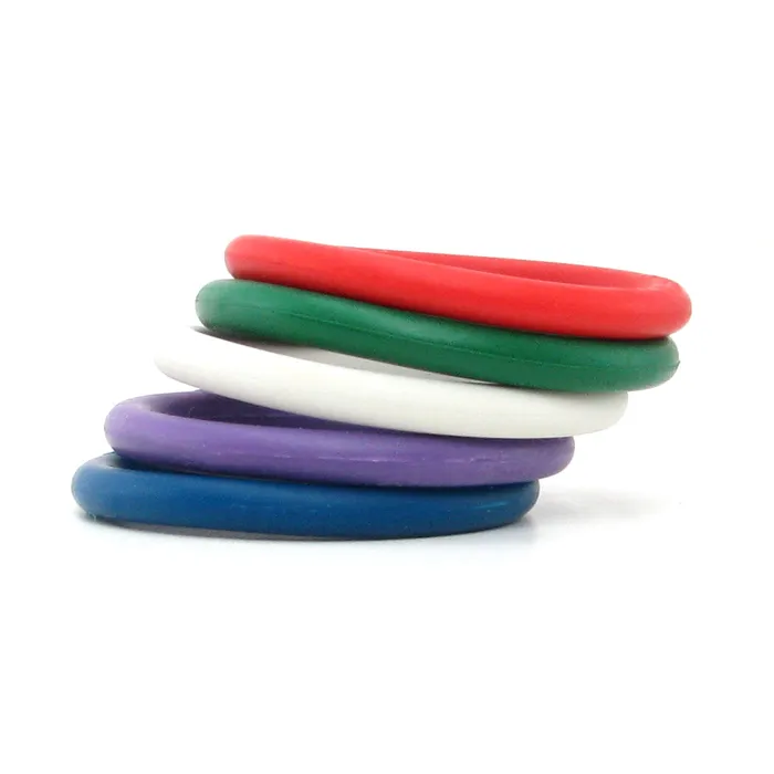 Spartacus Anal Rubber 125 Inch CRing 5 Pack in Rainbow Spartacus Anal Rubber 125 Inch CRing 5 Pack in Rainbow