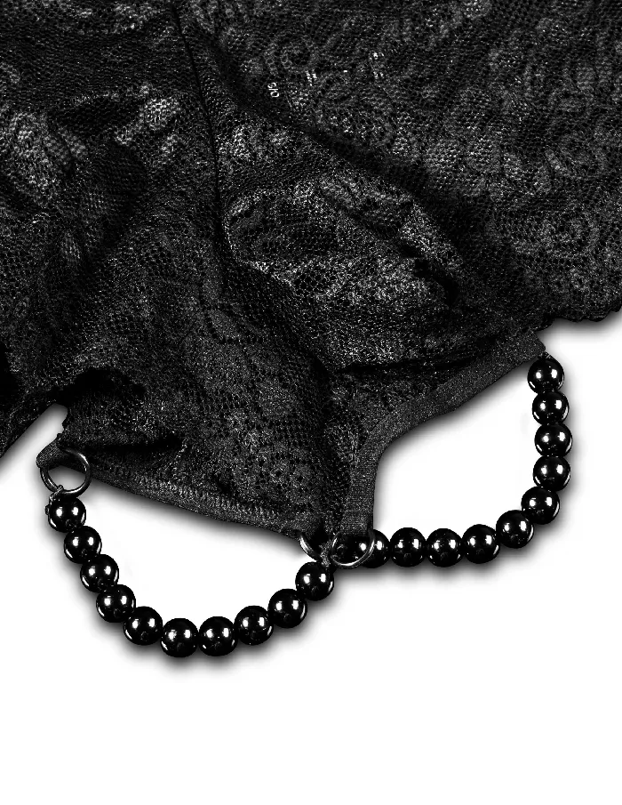 Male Sex Toys Pipedream Pipedream Hookup Panties Pleasure Pearl Boy Shorts with Stimulating Pearls Size XLXXL