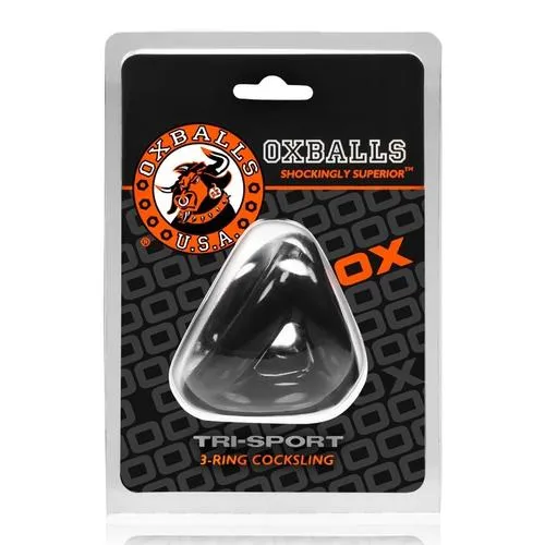Oxballs Tri Sport Cockring Black OXBALLS Anal
