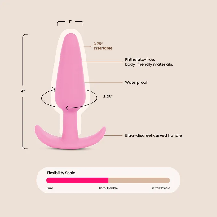 Doc Johnson Enterprises Anal Mood Naughty 35 silicone butt plug