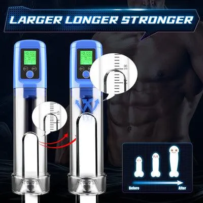 MustHave3 in 1 Penis Enlargement Pump LCD Screen with Pussy Sleeve propinkup Male Sex Toys