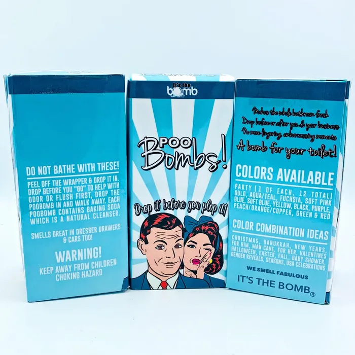 Its the Bomb Vibrators PooBombs Hanukkah Boy Blue Inspired