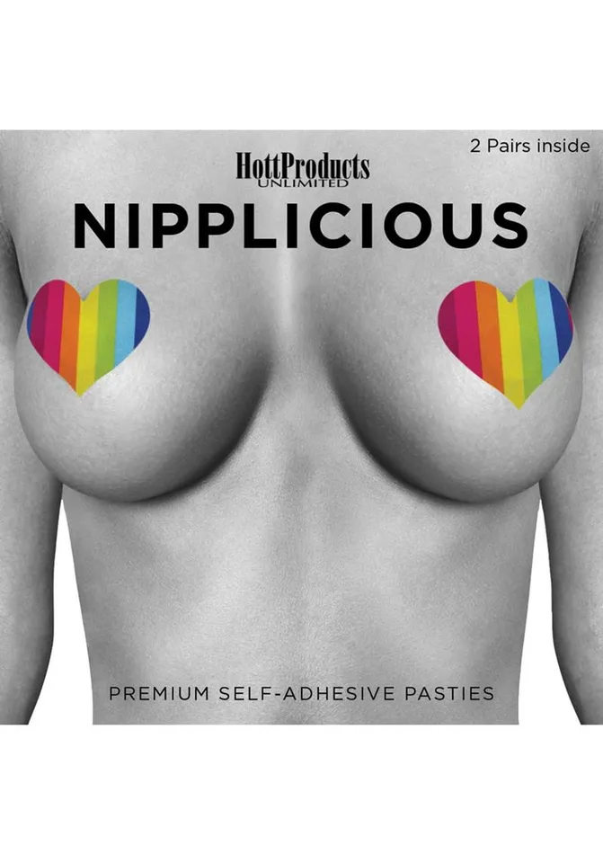 Female Sex Toys Nipplicious Nipplicious Rainbow Nipple Pasties 2 Pairs